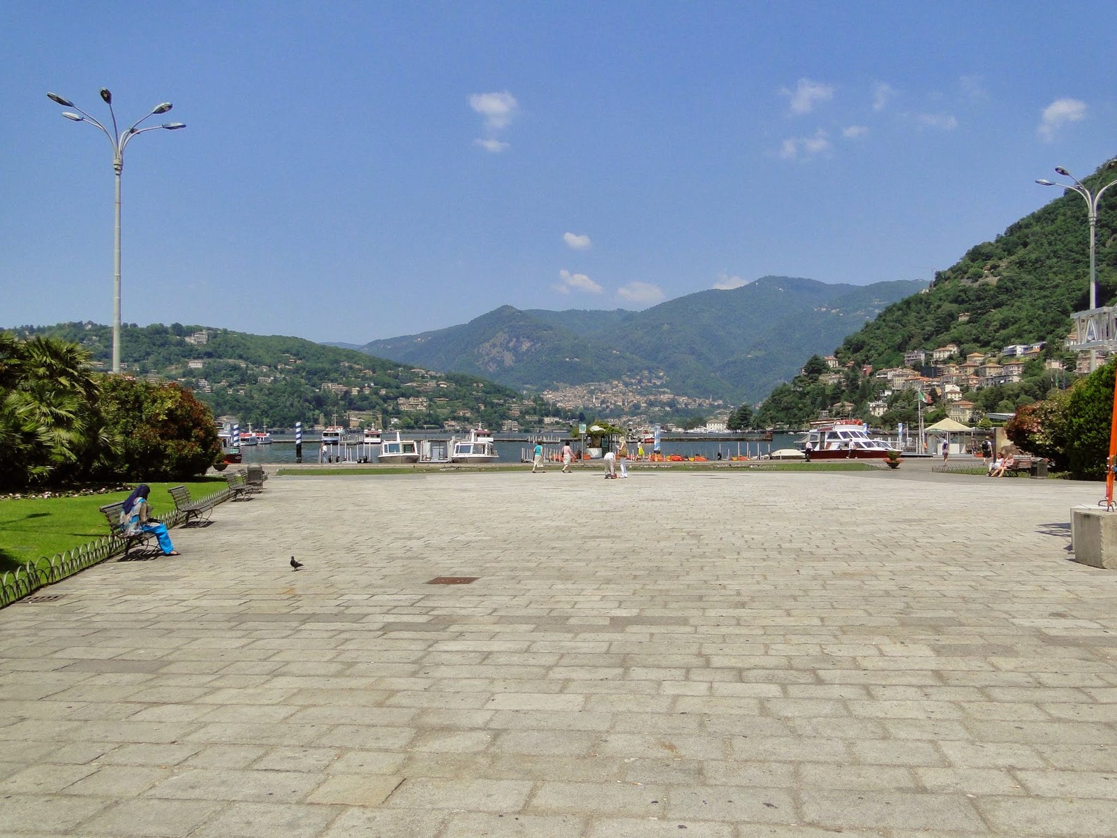 Cidade de Como na Itália