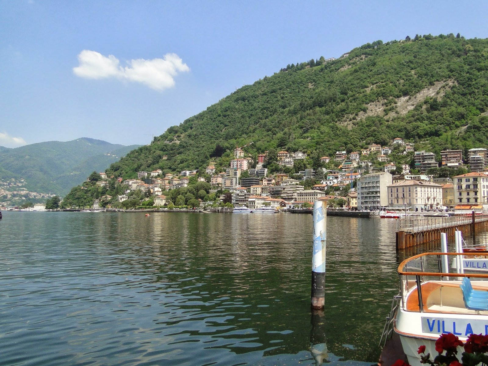 Lago di Como na Itália
