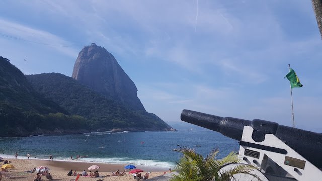 Vista de que está no Restaurante Terra Brasilis, que fica dentro do Círculo Militar