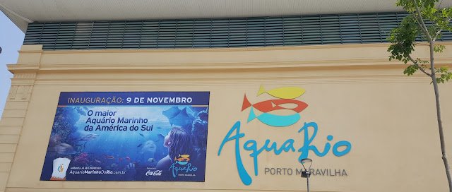 AquaRio, a mais nova atração turística do Rio Fachada do AquaRio