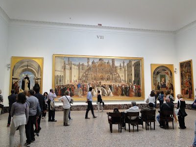 MILÃO COMO CHEGAR À PINACOTECA DE BRERA À PÉ ? Salão da Pinatoteca de Brera