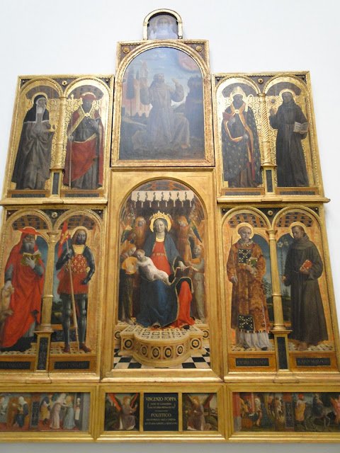 MILÃO COMO CHEGAR À PINACOTECA DE BRERA À PÉ ? Polípticos da Pinacoteca de Brera