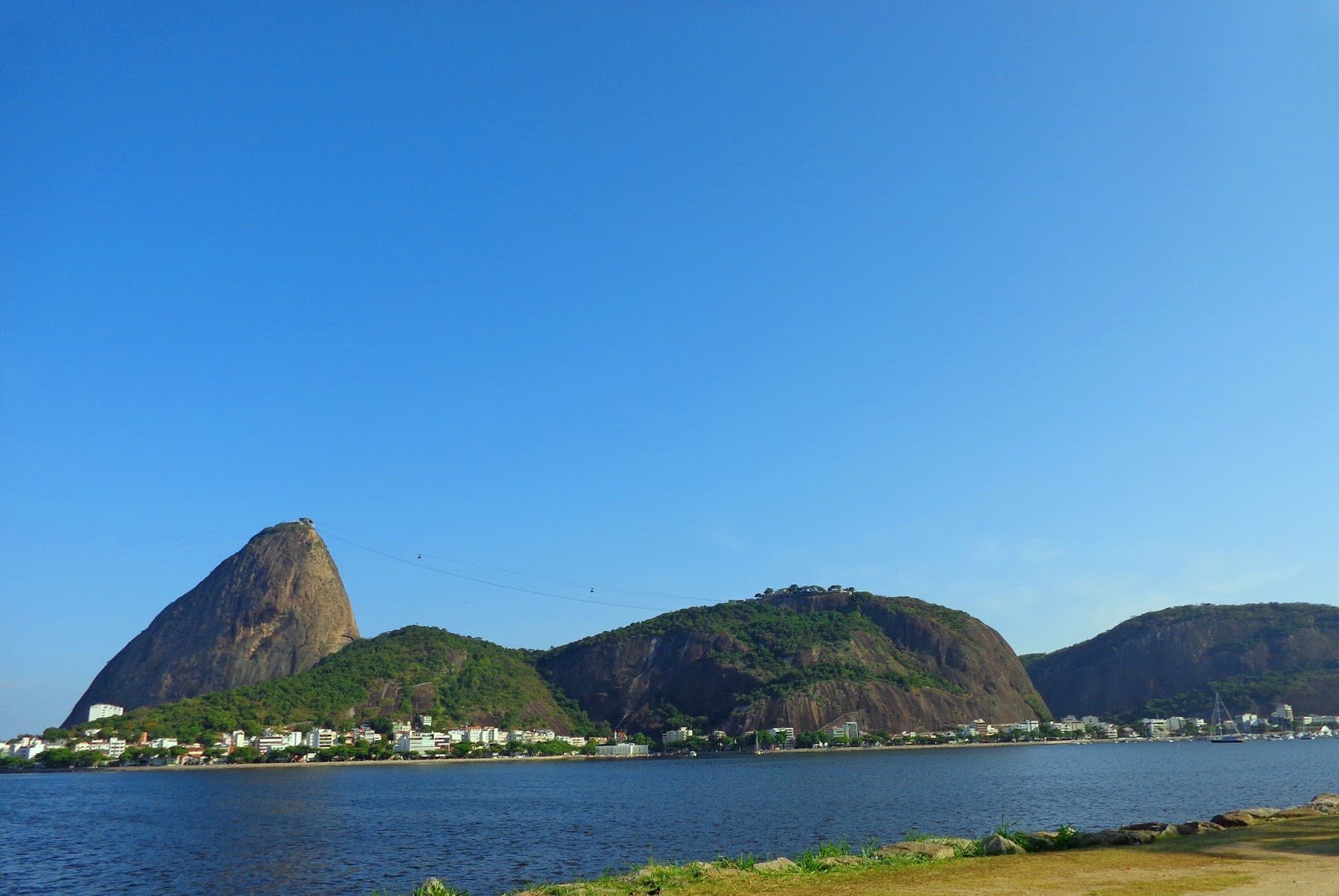 Pão de Açúcar e Baía da Guanabara no Rio de Janeiro Pão de Açúcar