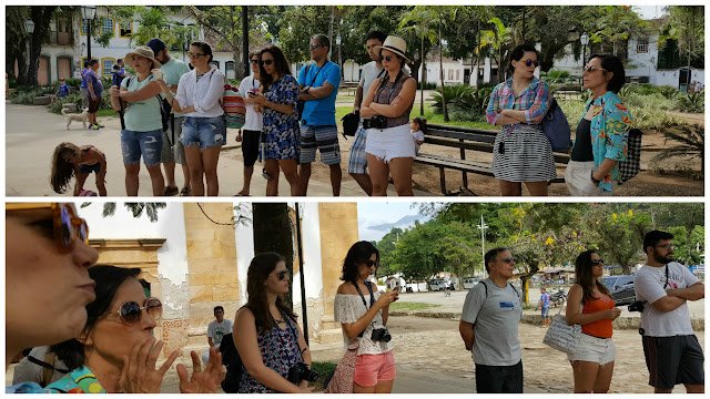 praça da matriz em Paraty city tour em Paraty