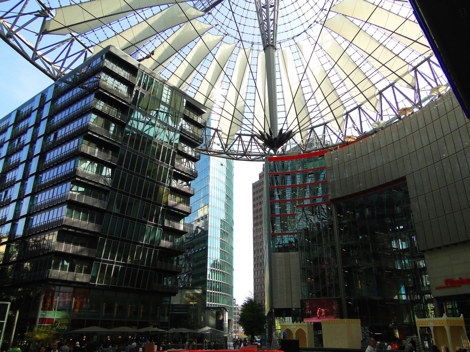 Sony Center na Potsdamer Platz em Berlim Sony Center em Berlim