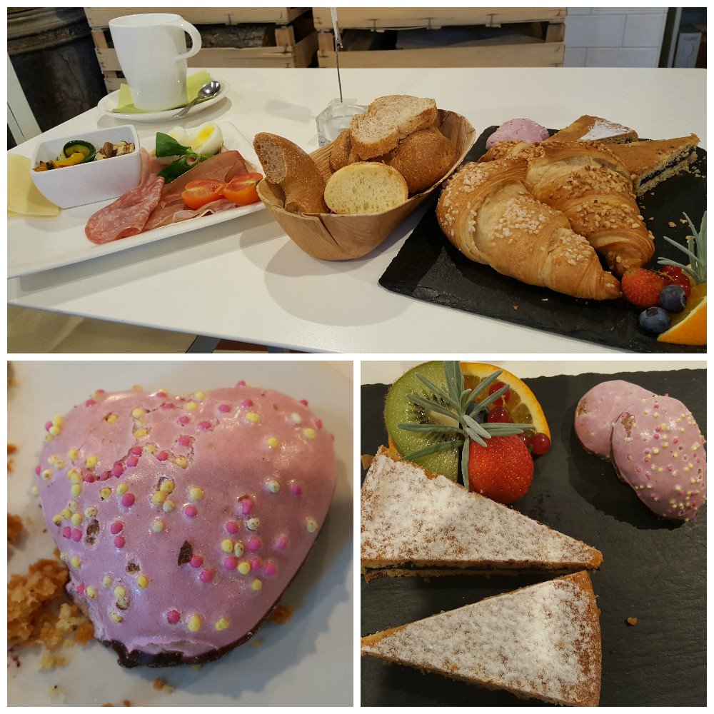 Café da manhã no Bistrô Merizzi em Tirano na Itália Bistrô Merizzi em Tirano, Itália