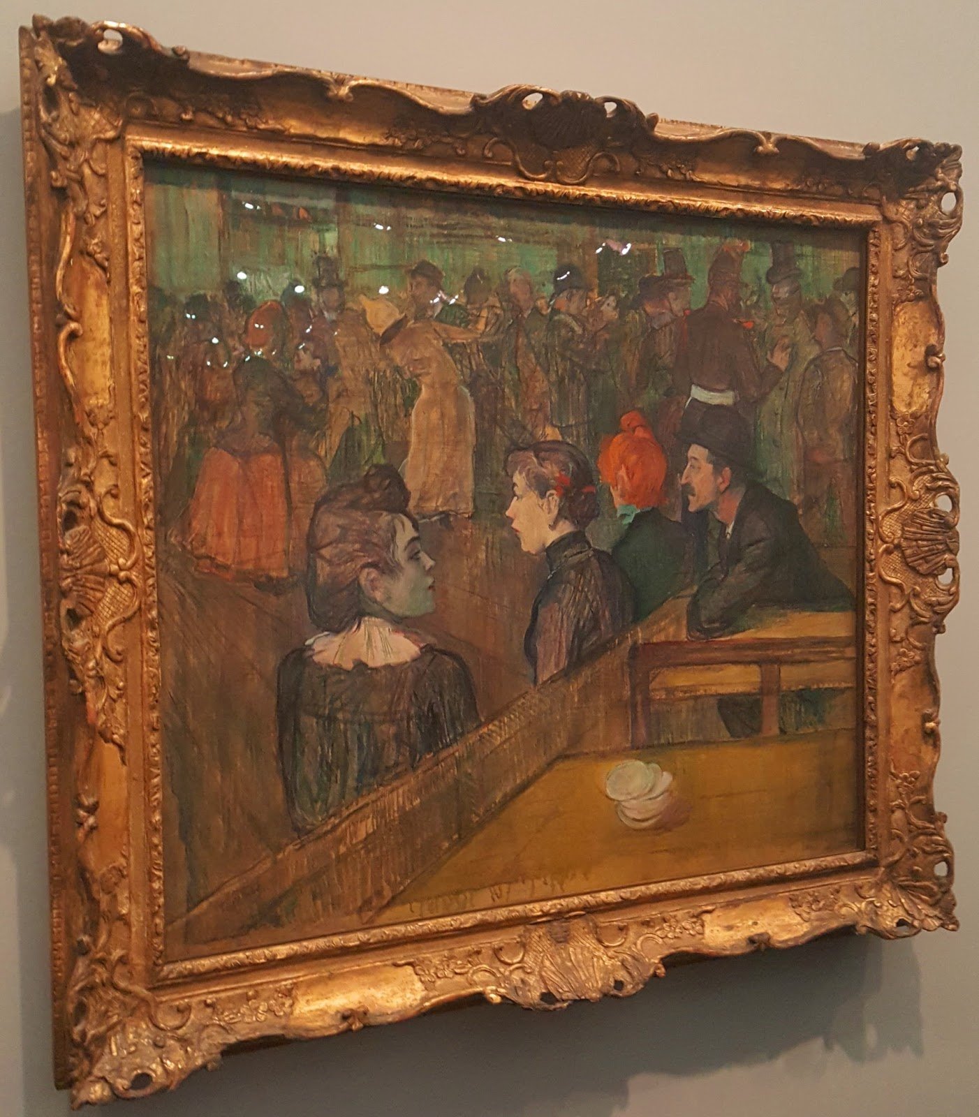 Tela Moulin de la Galette de Toulouse Lautrec no MASP 2017 Toulouse Lautrec