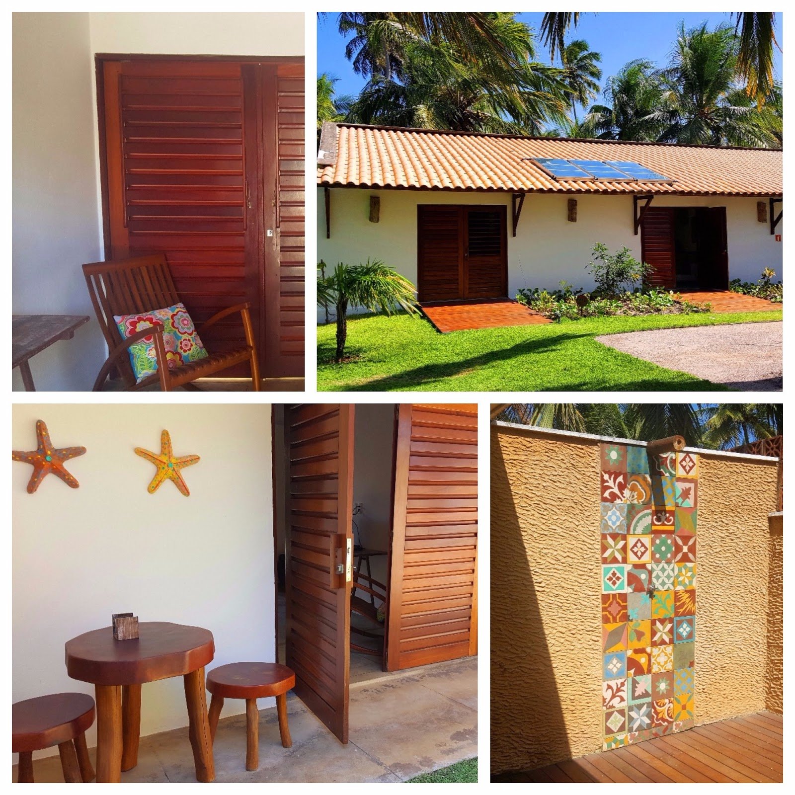 Varanda interna no quarto da Pousada Vila Cobé Pousada Vila Cobé, Japaratinga, Costa dos Corais