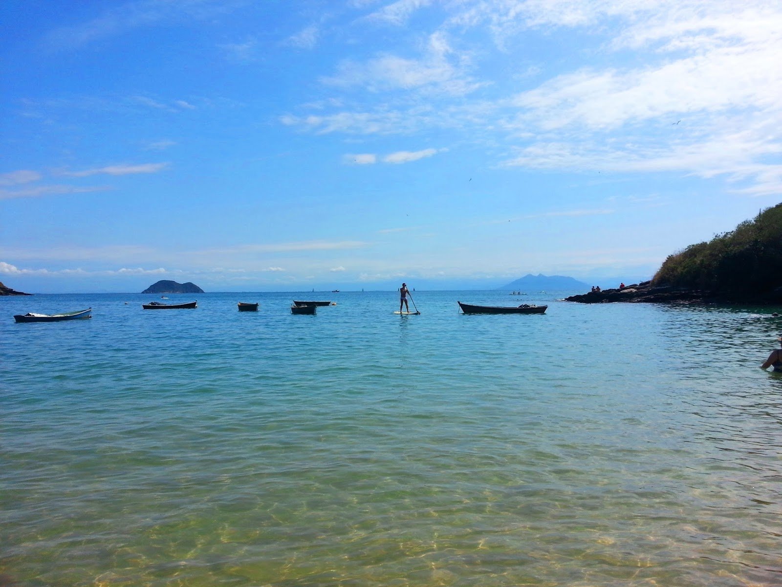Stand Up Paddle na praia de João Fernandes