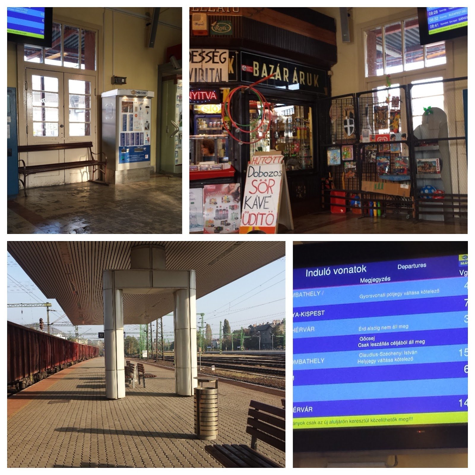 Estação de trem Kelenföld em Budapeste