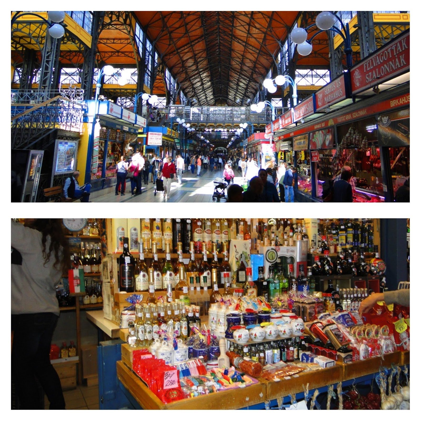 Mercado Central de Budapeste na Hungria