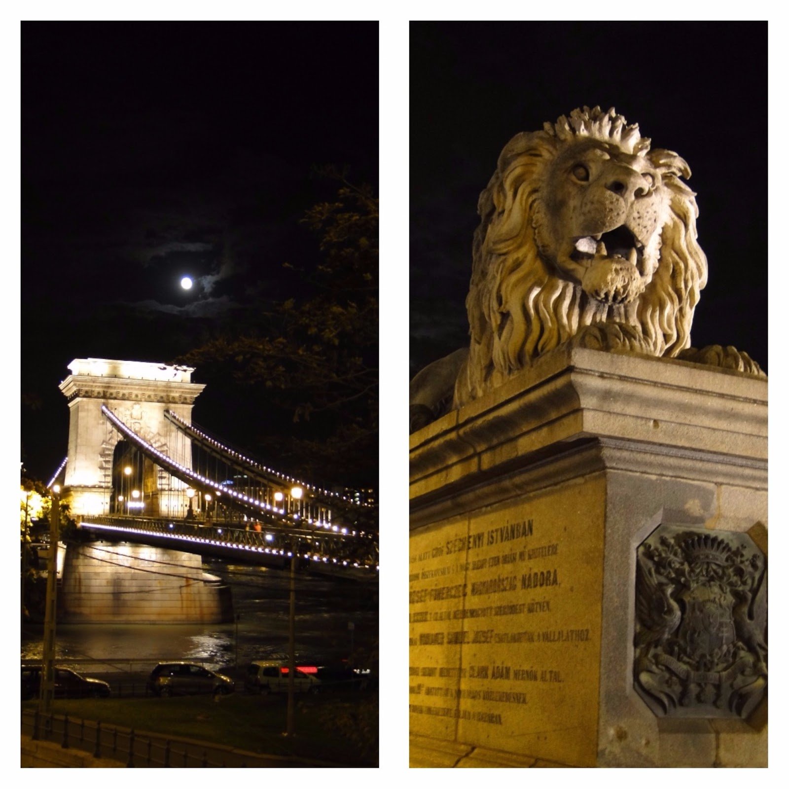 Ponte Széchenyi Lánchíd em Budapeste Ponte das Correntes