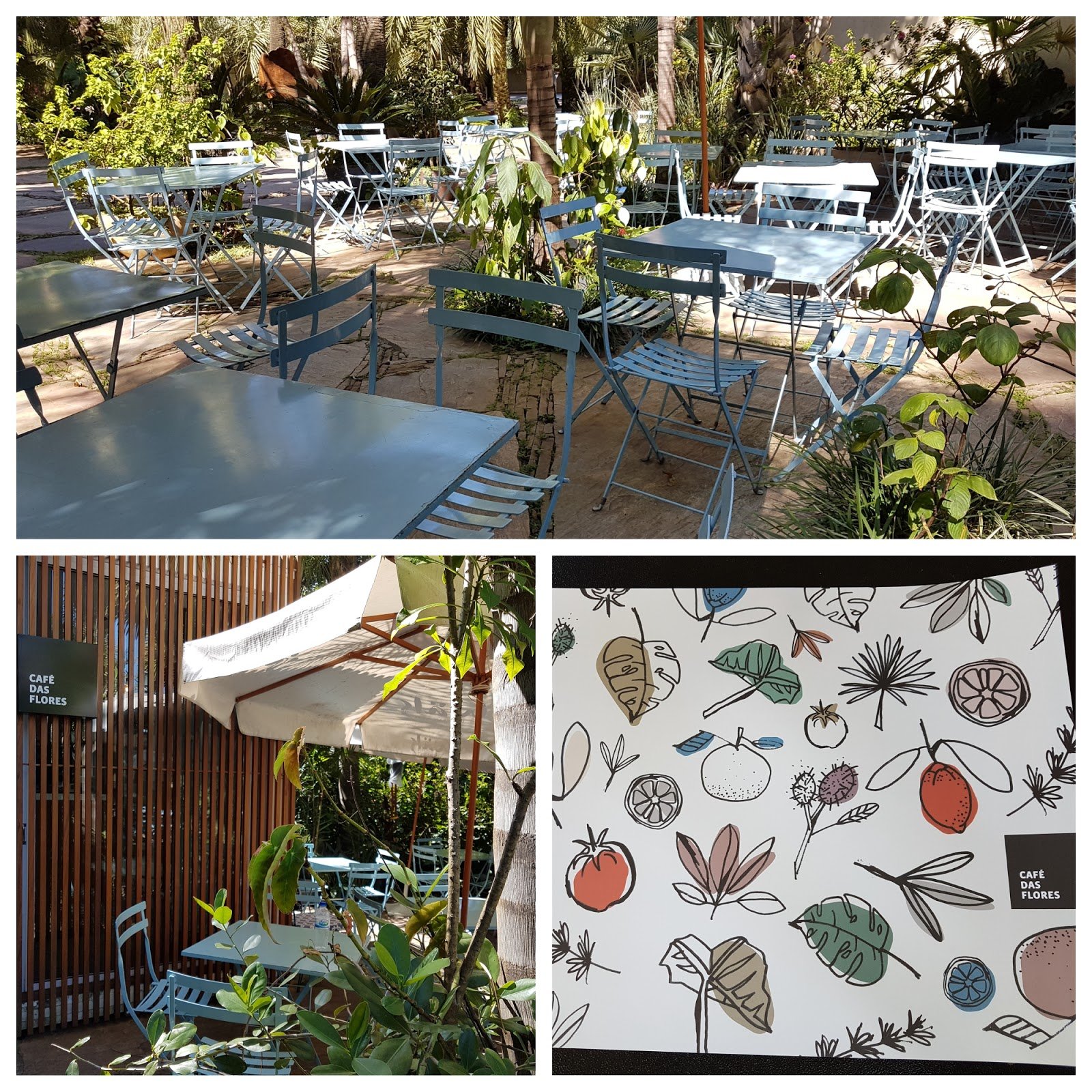 Café das Flores em Inhotim