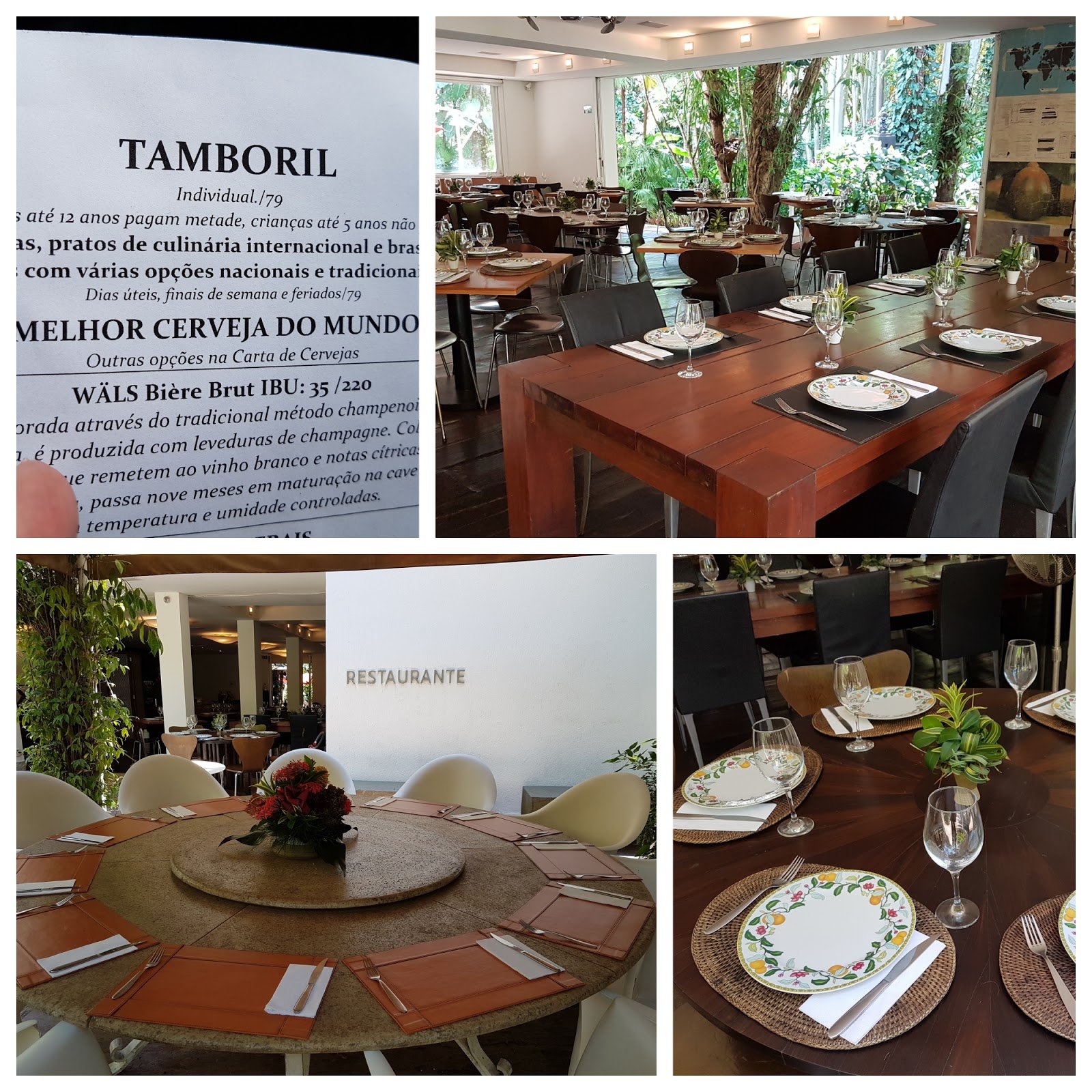 Restaurante Tamboril em Inhotim