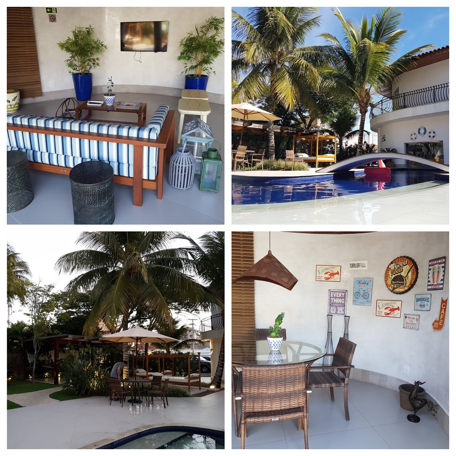 Bairro da Passagem,onde se hospedar em Cabo Frio. Hotel Boutique Recanto da Passagem,Cabo Frio, área de lazer.