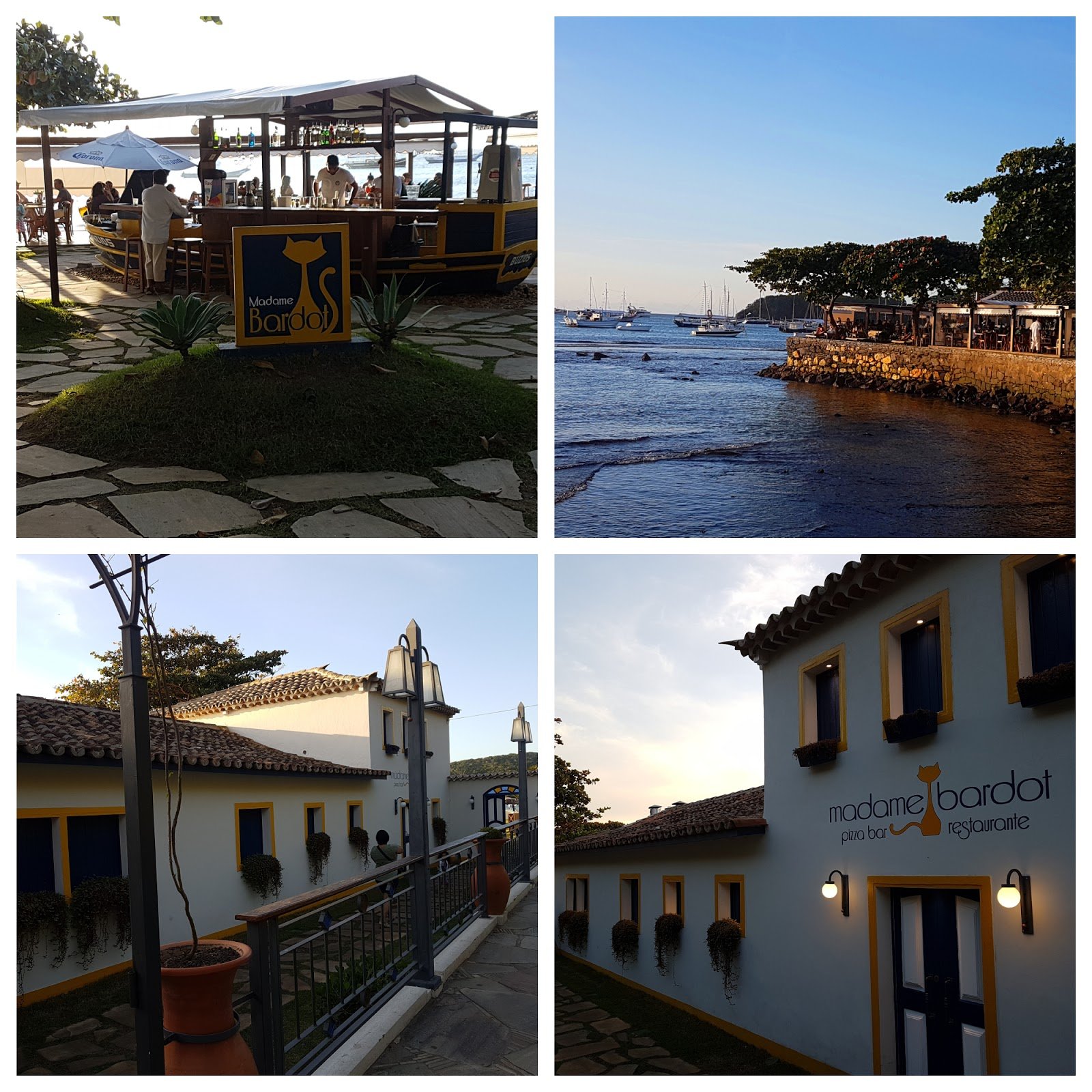 Restaurante Madame Bardot em Búzios. Restaurante Madame Bardot em Búzios.