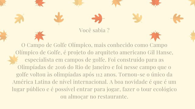 Você sabia no blog Uma Senhora Viagem