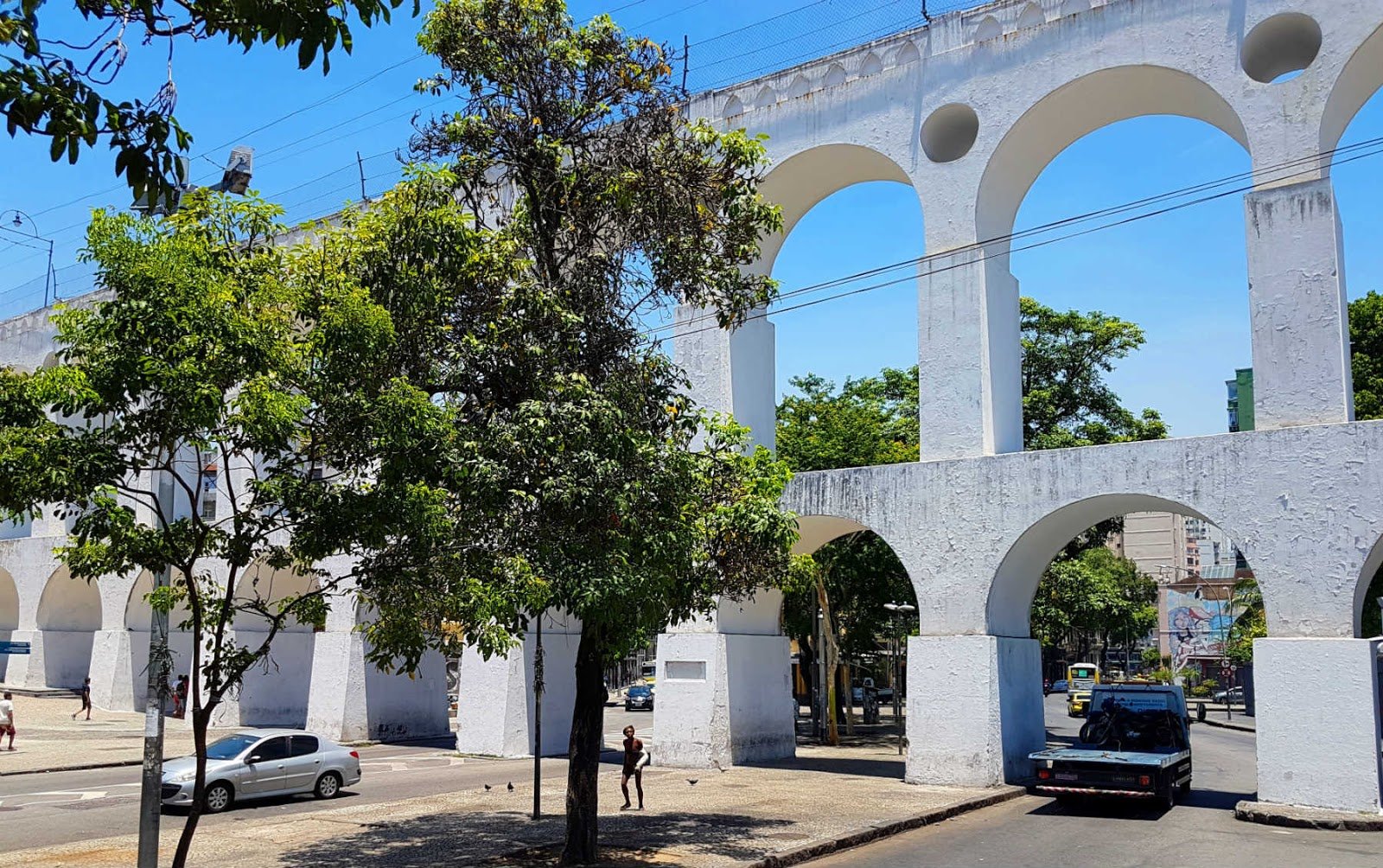 Arcos da Lapa no centro do Rio de Janeiro.