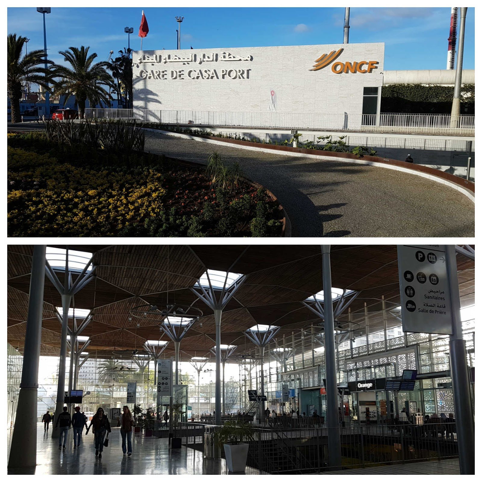 O que fazer em Casablanca em 1 dia Gare de Casa Port, Casablanca, Marrocos