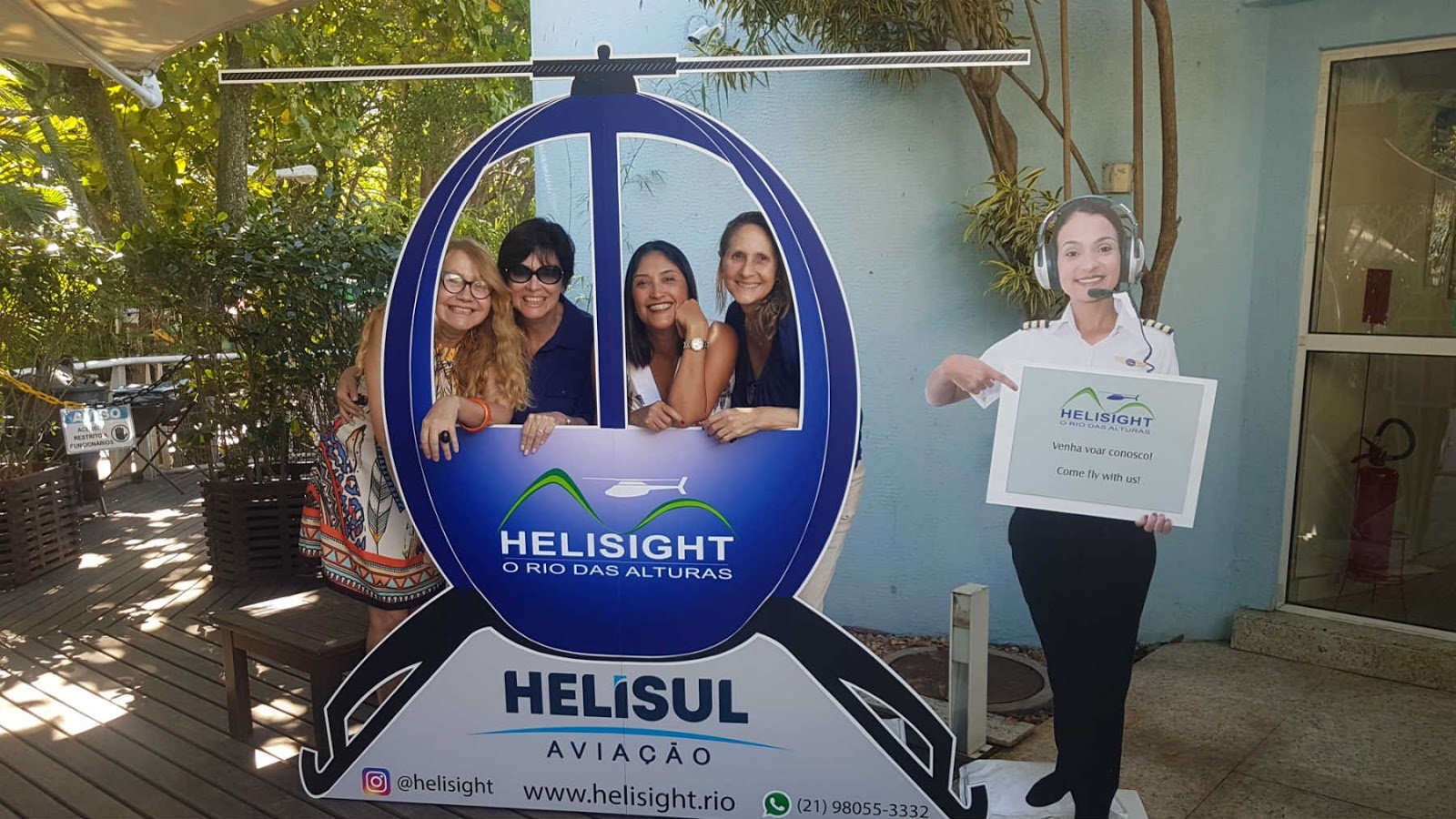 Heliponto da Helisight na Lagoa Rodrigo de Freitas,RJ. Heliponto da Helisight na Lagoa Rodrigo de Freitas,RJ.