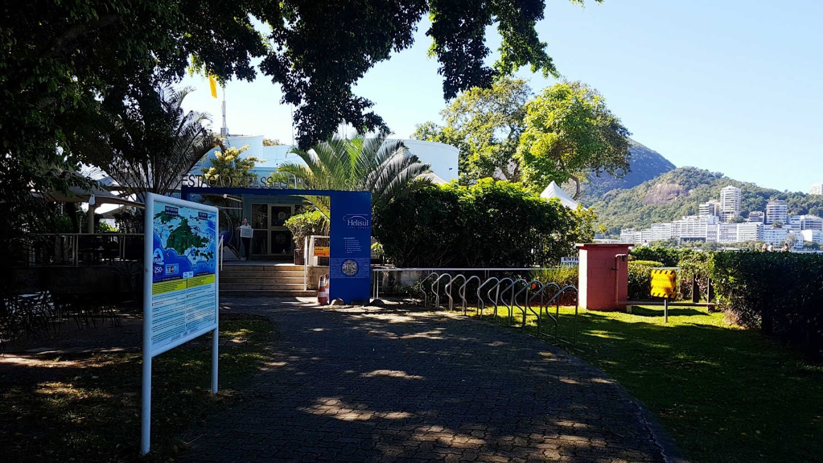 Novo passeio de helicóptero no Rio de Janeiro. Heliponto da Helisight na Lagoa Rodrigo de Freitas.