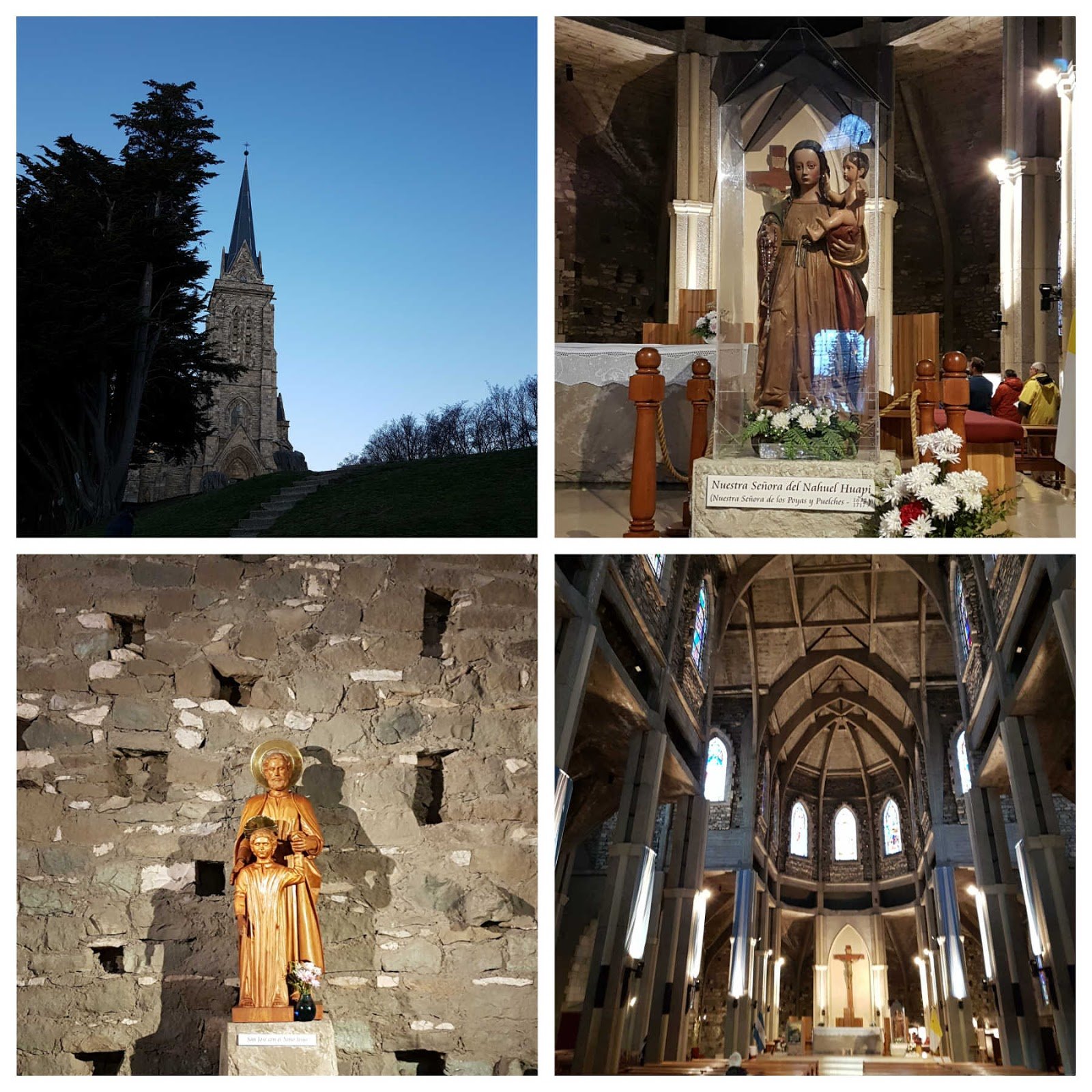 Roteiro Bariloche,Villa Angostura, San Martin de los Andes em 9 dias. Catedral de Bariloche Nossa Senhora de Nahuel Huapi.