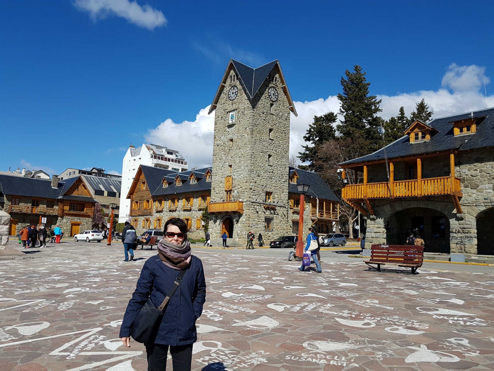 Roteiro Bariloche,Villa Angostura, San Martin de los Andes em 9 dias. Centro Cívico de Bariloche, Argentina.