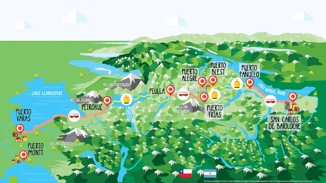 Mapa do Cruce Andino Mapa do Cruce Andino