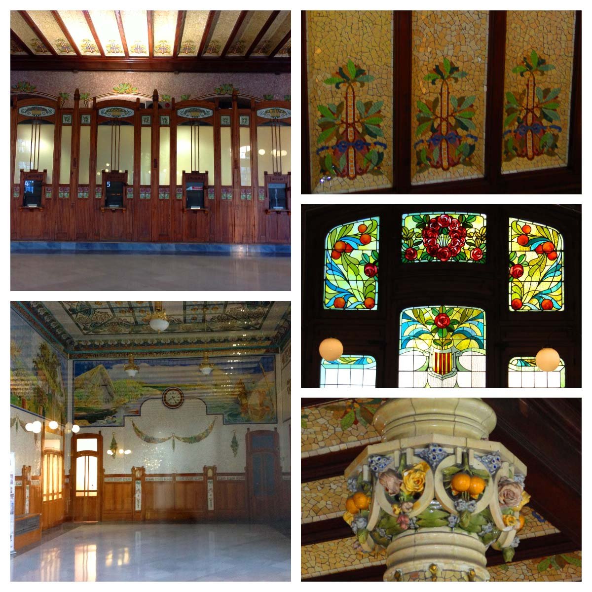 10 Lindas Estações de Trem, Estação Del Nord, Valencia, Espanha 10 Lindas Estações de Trem, Estação Del Nord, Valencia, Espanha