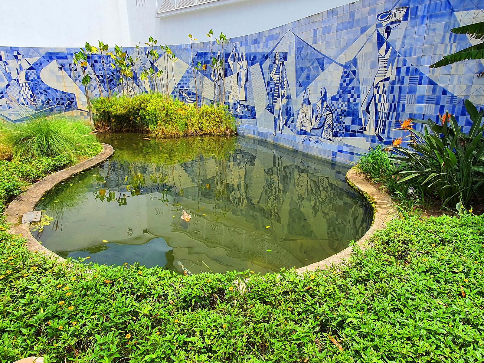 Café da manhã no Instituto Moreira Salles no Rio de Janeiro.
