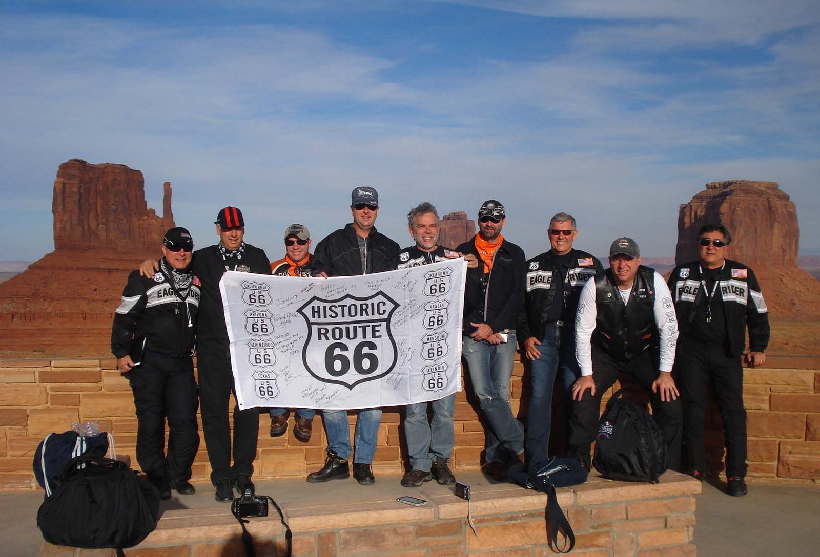 Rota 66 nos EUA de moto Harley Davidson Rota 66 nos EUA de moto Harley Davidson