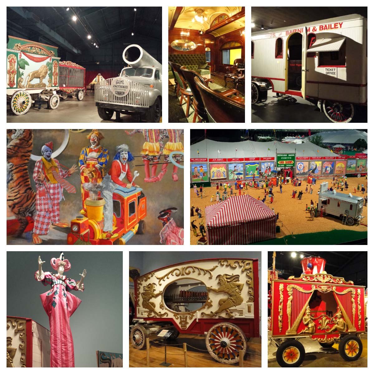 Museu do Circo John Ringling, Sarasota, EUA. Museu do Circo John Ringling, Sarasota, EUA.