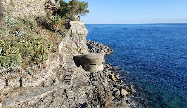 Antigo bunker alemão na Via Bastoni, Monterosso, Cinque Terre