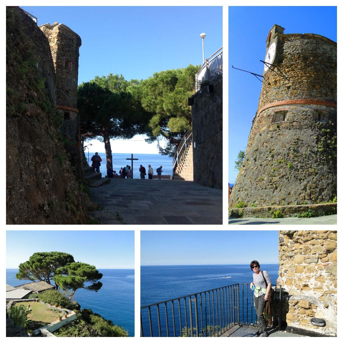 Castelo de Riomaggiore, Cinque Terre, Itália