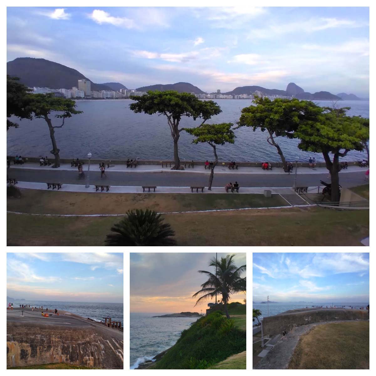 Mirante do Forte Copacabana no Rio de Janeiro Mirante do Forte Copacabana no Rio de Janeiro