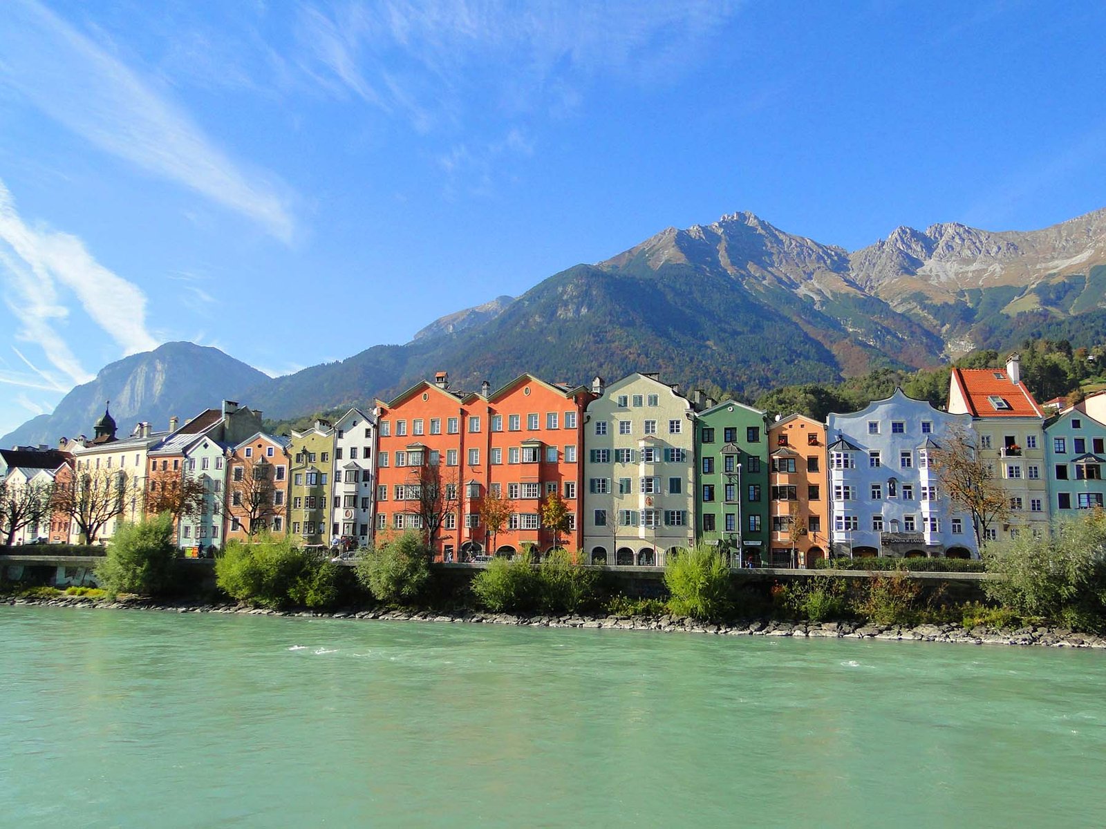 O que fazer em Innsbruck no outono, rio Inn O que fazer em Innsbruck no outono, rio Inn