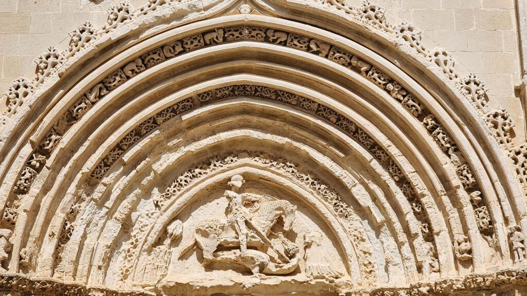 Portal de San Giorgio em Ragusa na Sicília.
