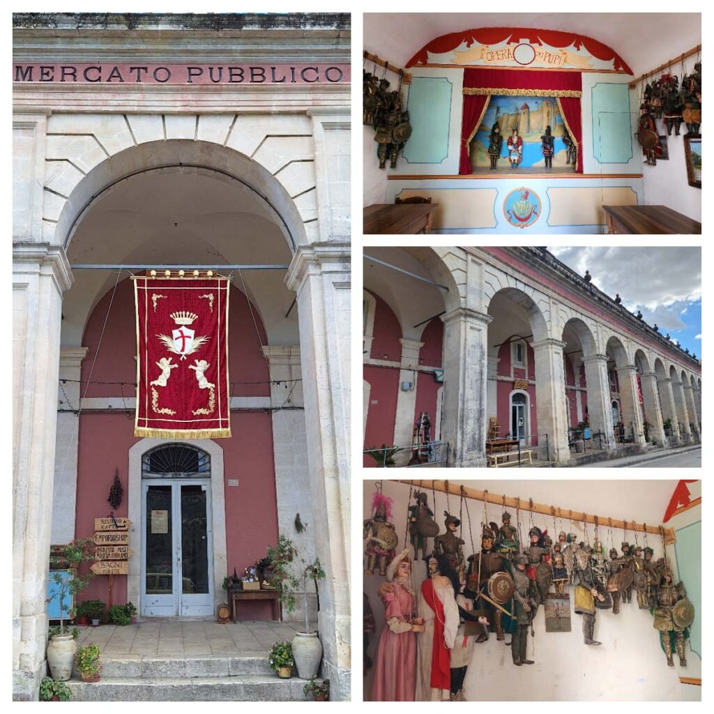 Antico Mercato ou Mercado Público em Ragusa na Sicília.
