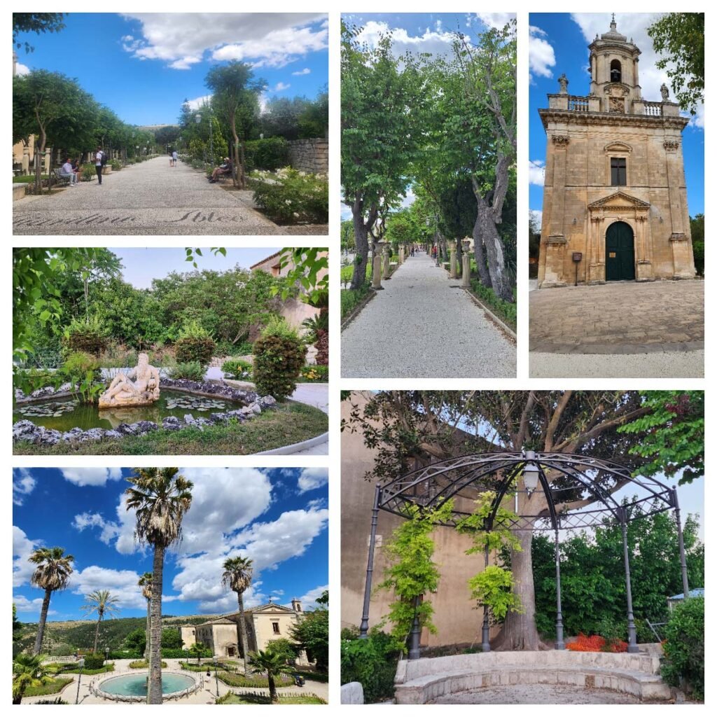 Giardino Ibleo em Ragusa na Sicília. 
